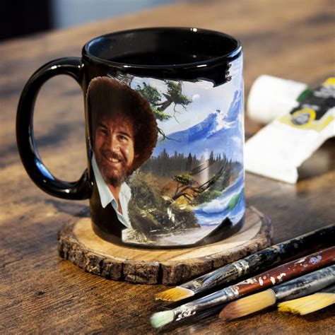 bob ross coffee cup